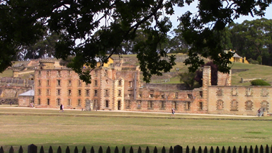 Remains of the Cell Blocks at Port Arthur, Van Diemen's Land (Tasmania) Photo © Tony Baxter 2018