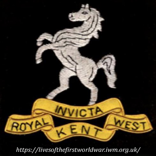 Royal West Kent Regiment Badge https://livesofthefirstworldwar.iwm.org.uk/