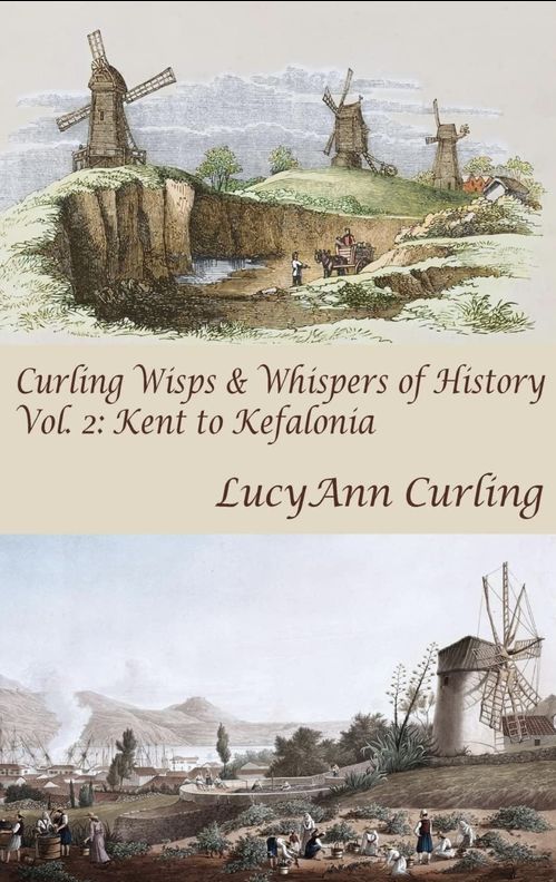 Book cover. From Kent to Kefalonia by LucyAnne Curling
