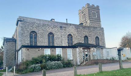 Swain Vestry at the Rear of the church of St Nicholas with St Mary Strood