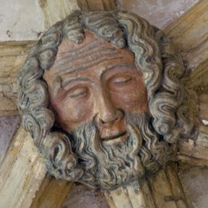 Henry Yvele Master Mason
Roof Boss, Great Cloister Canterbury Cathedral