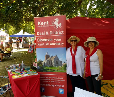 Deal Branch of Kent FHS stall at Battles for Victory 2018