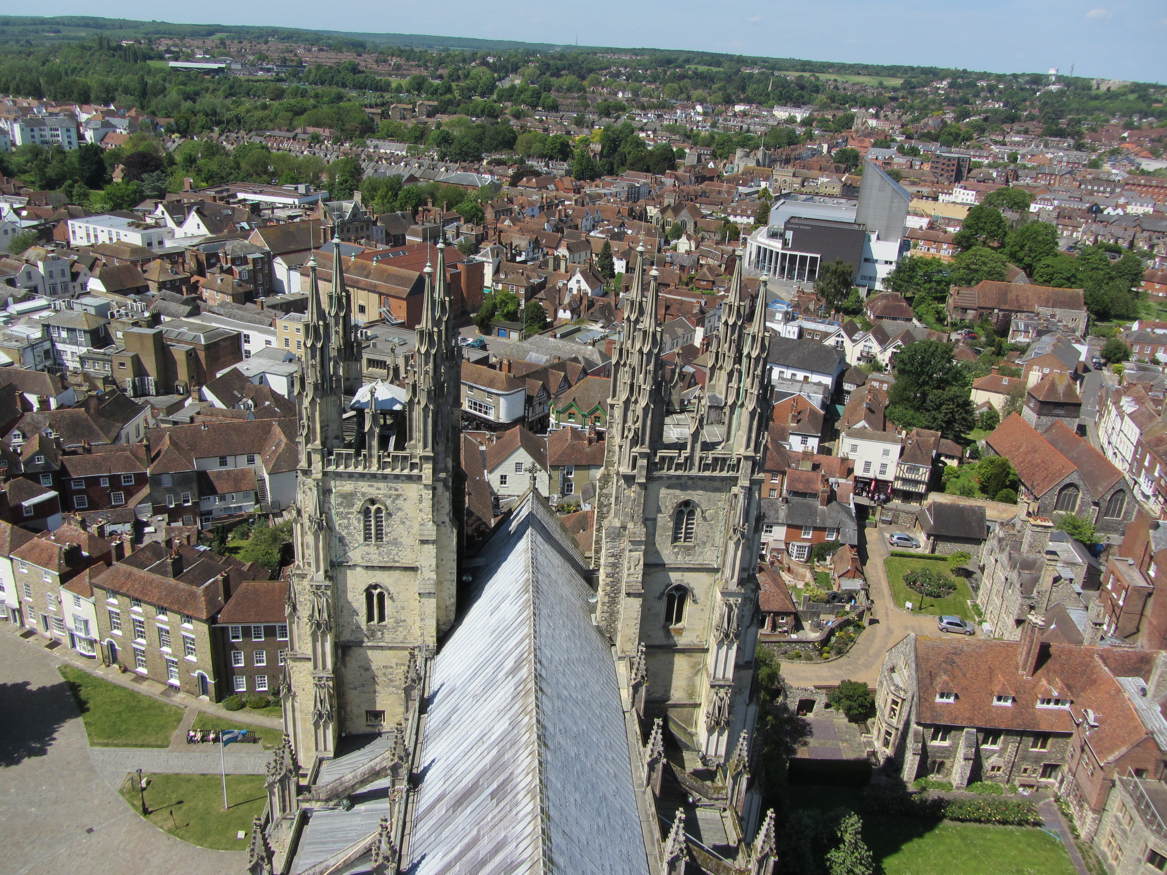 Canterbury view from Cathedral