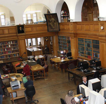 Search room at Canterbury Cathedral Archives
