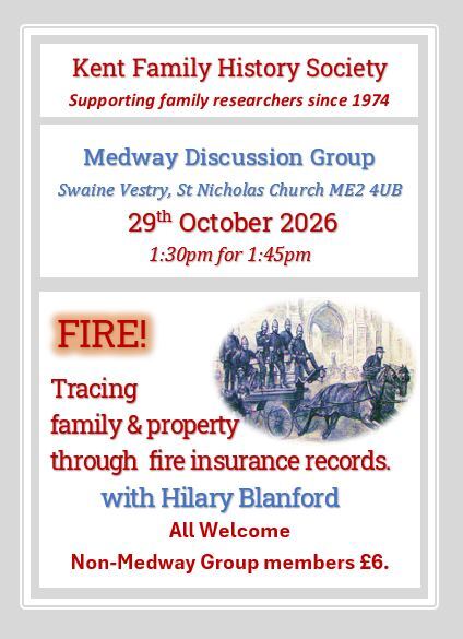 Medway Discussion Group 29 October 2026 Meeting