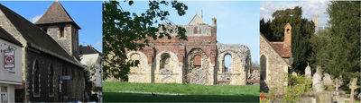 St Paul's Church, St Augustine's Abbey &  St Martin's Church (TriBax)