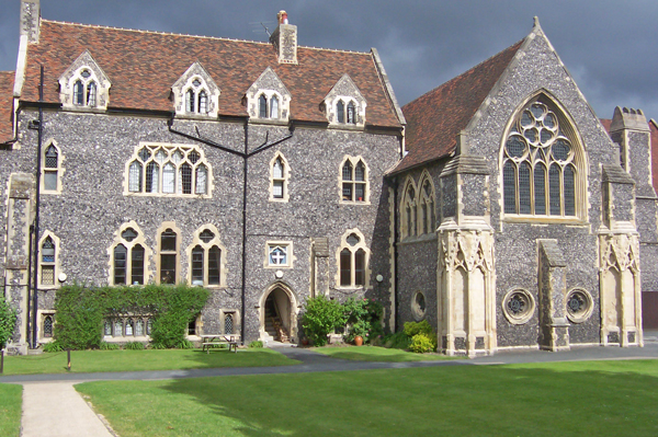 Grounds of the former St Augustine's Missionary College Canterbury. Now part of The Kings School.