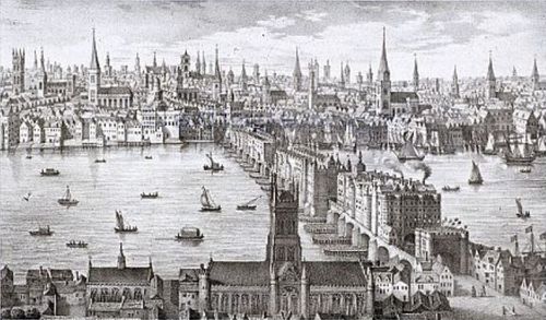 a view of London by Visscher 1616
