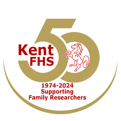 Kent Family History Society 1974 -2024
50 years Supporting Family Researchers