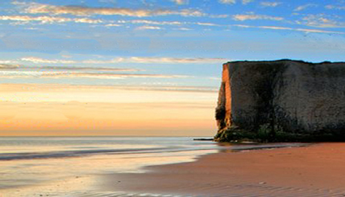 A Kent beach at sunrise