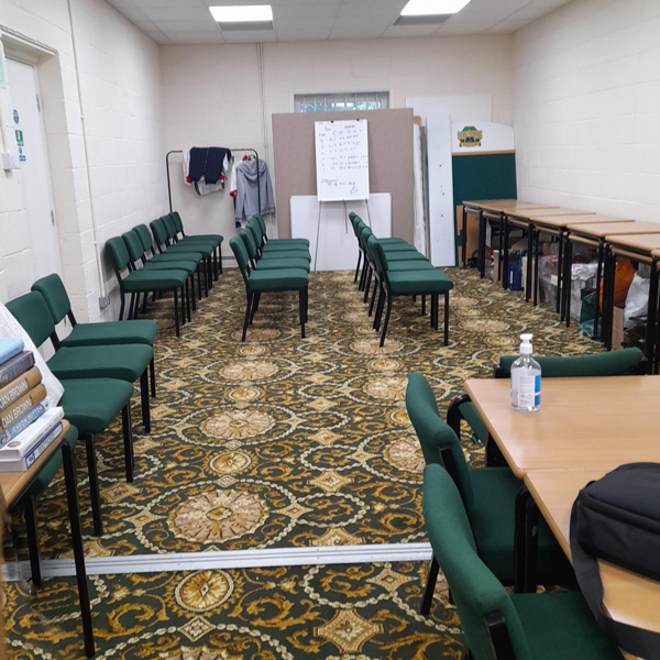 Inside the meeting room at Mote Park Indoor Bowls Club, Willow Way, Maidstone ME15 7RN